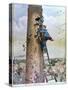 Rescue of Chimney Sweep-AH Pronier-Stretched Canvas