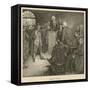 Rescue of Sevier-Howard Pyle-Framed Stretched Canvas