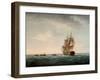 Rescue of the Guardian's Crew by a French Merchant Ship, 2nd January 1790-Thomas Buttersworth-Framed Giclee Print