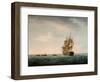 Rescue of the Guardian's Crew by a French Merchant Ship, 2nd January 1790-Thomas Buttersworth-Framed Giclee Print