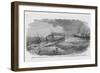 Rescue of the Steamer "Governor"-Frank Leslie-Framed Art Print