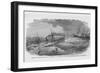 Rescue of the Steamer "Governor"-Frank Leslie-Framed Art Print