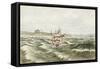 Rescue Off Tynemouth-James Henry Cleet-Framed Stretched Canvas