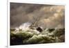 Rescue on the Goodwin Sands by the North Deal Lifeboat-Edward William Cooke-Framed Giclee Print