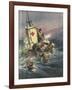 Rescue Rafts-Achille Beltrame-Framed Art Print