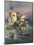 Rescue Rafts-Achille Beltrame-Mounted Art Print