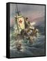 Rescue Rafts-Achille Beltrame-Framed Stretched Canvas