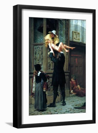 Rescued from the Plague, 1898-Francis William Topham-Framed Giclee Print