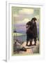 Rescued-Newell Convers Wyeth-Framed Art Print