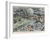 Rescuers in the Ruins of Saint-Pierre Martinique Entirely Destroyed by the Eruption of Mount Pelee-Carrey-Framed Art Print