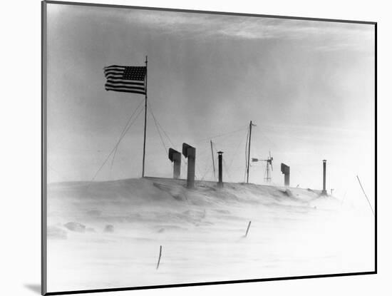 Research Building in Antarctica-null-Mounted Photographic Print