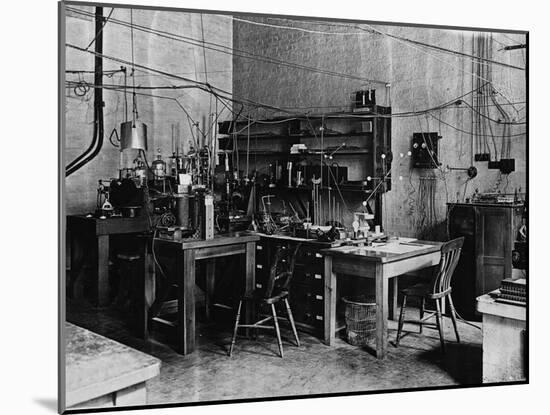 Research Laboratory of Ernest Rutherford at Cambridge-null-Mounted Photographic Print