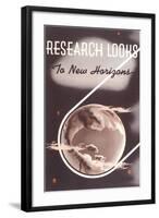 Research Looks to New Horizons-null-Framed Art Print