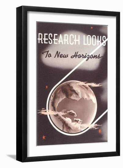 Research Looks to New Horizons-null-Framed Art Print