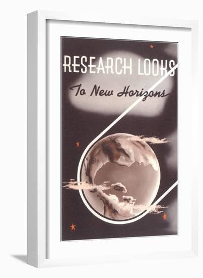 Research Looks to New Horizons-null-Framed Art Print