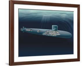 Research Submarine-Henning Dalhoff-Framed Photographic Print