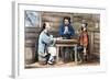 Resentment of Chinese in Gold Mining Areas of United States, 1875-Currier & Ives-Framed Giclee Print