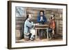 Resentment of Chinese in Gold Mining Areas of United States, 1875-Currier & Ives-Framed Giclee Print