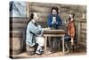 Resentment of Chinese in Gold Mining Areas of United States, 1875-Currier & Ives-Stretched Canvas