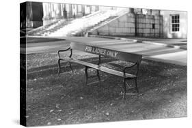 Reserved Bench-Jack Delano-Stretched Canvas