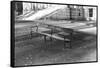 Reserved Bench-Jack Delano-Framed Stretched Canvas