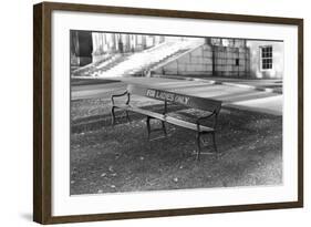Reserved Bench-Jack Delano-Framed Photographic Print