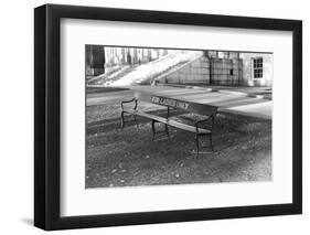 Reserved Bench-Jack Delano-Framed Photographic Print