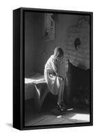 Resettled Farm Child-Dorothea Lange-Framed Stretched Canvas