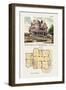 Residence at Bridgeport, Connecticut-null-Framed Art Print