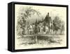 Residence at Irvington, New York-null-Framed Stretched Canvas