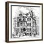 Residence Corner Eight Avenue and Berkeley Street, Brooklyn. F. Carles Merry, Architect. Illustrati-Oleg Golovnev-Framed Photographic Print