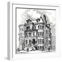 Residence Corner Eight Avenue and Berkeley Street, Brooklyn. F. Carles Merry, Architect. Illustrati-Oleg Golovnev-Framed Photographic Print