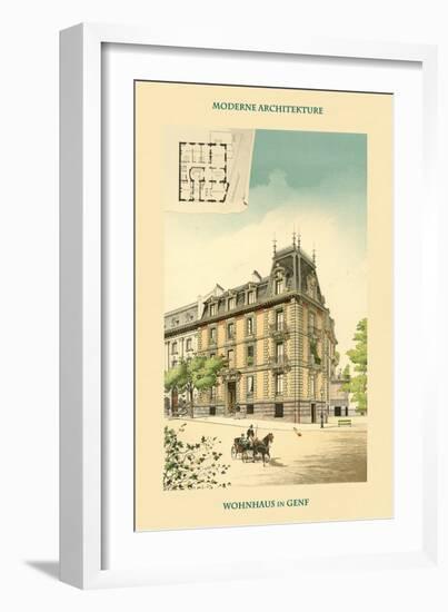 Residence in Geneva-Lombard-Framed Art Print