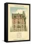 Residence in Ludwigshafen-Franz Habich-Framed Stretched Canvas