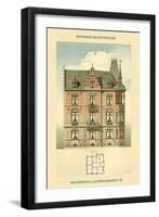 Residence in Ludwigshafen-Franz Habich-Framed Art Print