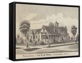 Residence of Dr W W Mayo, Rochester, Minnesota, Usa-null-Framed Stretched Canvas