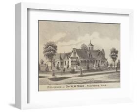 Residence of Dr W W Mayo, Rochester, Minnesota, Usa-null-Framed Giclee Print