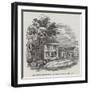 Residence of General Pierce, at Concord, US-null-Framed Giclee Print