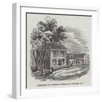 Residence of General Pierce, at Concord, US-null-Framed Giclee Print