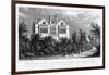 Residence of General Sir Herbert Taylor, Baronet, Regent's Park, London, 1827-William Tombleson-Framed Giclee Print
