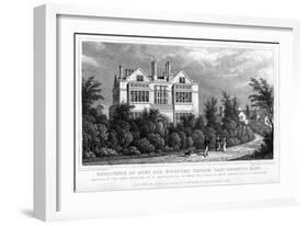 Residence of General Sir Herbert Taylor, Baronet, Regent's Park, London, 1827-William Tombleson-Framed Giclee Print