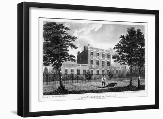 Residence of John Coakley Lettsom, Camberwell, London, 1817-null-Framed Giclee Print