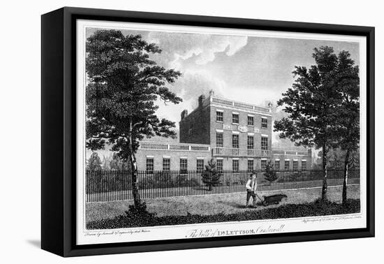 Residence of John Coakley Lettsom, Camberwell, London, 1817-null-Framed Stretched Canvas