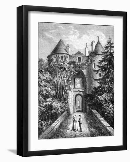 Residence of Lafayette-null-Framed Art Print