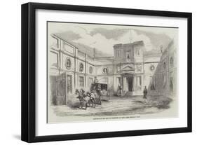 Residence of the Earl of Clarendon, at Paris-null-Framed Giclee Print
