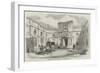 Residence of the Earl of Clarendon, at Paris-null-Framed Giclee Print