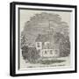 Residence of the Late Dr Lingard, at Hornby-null-Framed Giclee Print