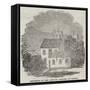 Residence of the Late Dr Lingard, at Hornby-null-Framed Stretched Canvas