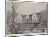 Residence of the Right Honourable Cecil Rhodes Near Capetown, Destroyed by Fire-null-Mounted Giclee Print