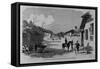 Residence of the Tyrant Santos Guardiola, at Comayagua, Capital of Honduras.-null-Framed Stretched Canvas